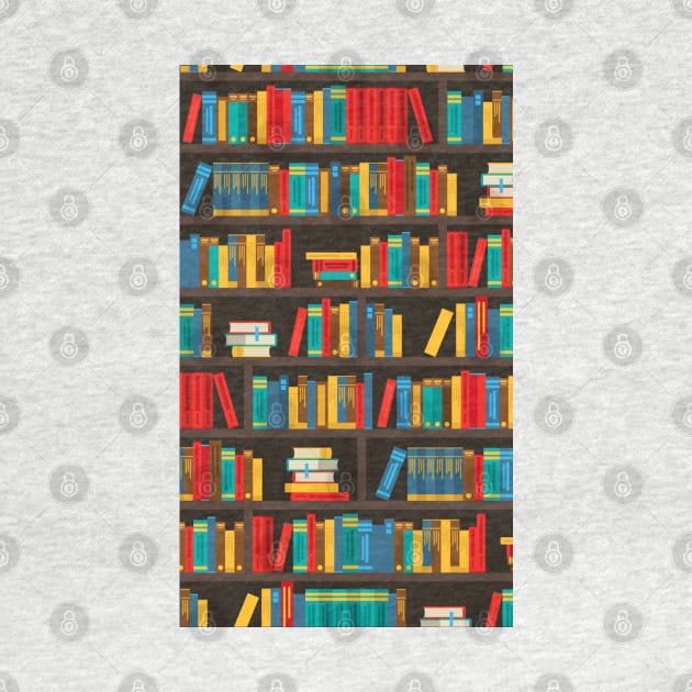 Book Pattern Artwork - Reading Lover by Artistic muss